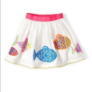 Mini Boden Fish Skirt 11/12